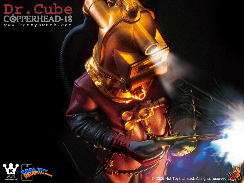 Kennyswork Copperhead 18  Dr. Cube collectible figure (Normal version) By Hot Toys